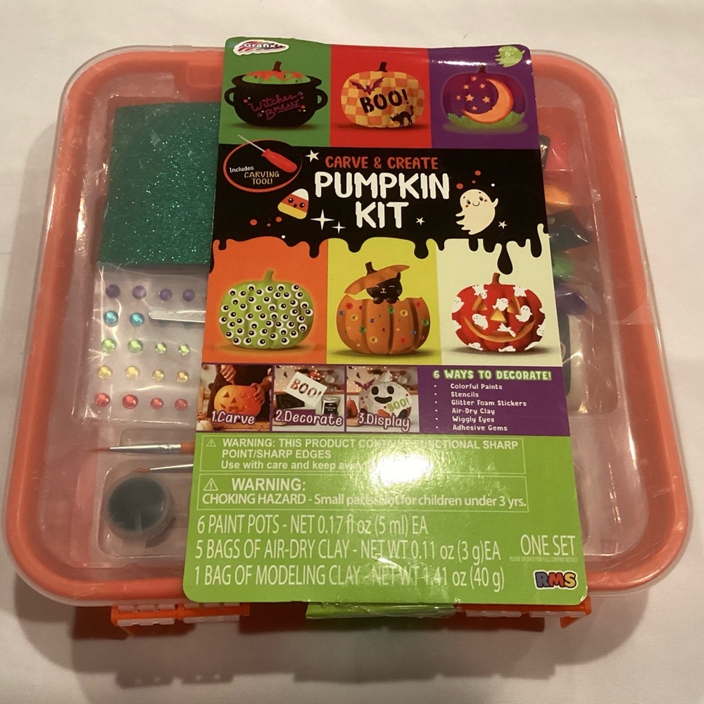 Carve & Create Pumpkin Kit with Accessories